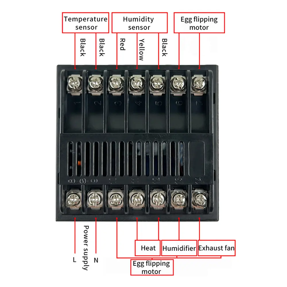 30~39.5℃ HT-12 Temperature Controller Thermostat LCD Display Temperature and Humidity Controller Smart Incubator 0~99%RH