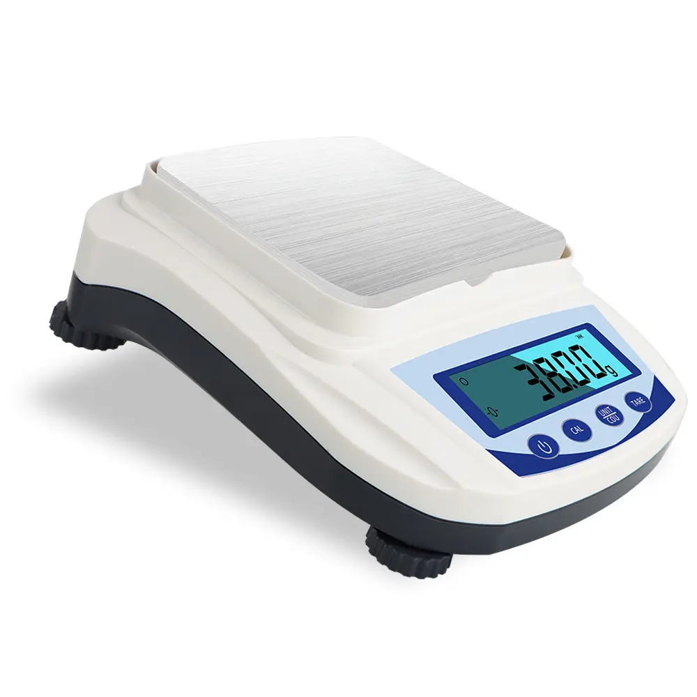 Digital Precision Scale 1kg 0.01g Lab Electronic Balance Backlit Screen Display Jewelry Scale Kitchen Weighing Scales 100-240V