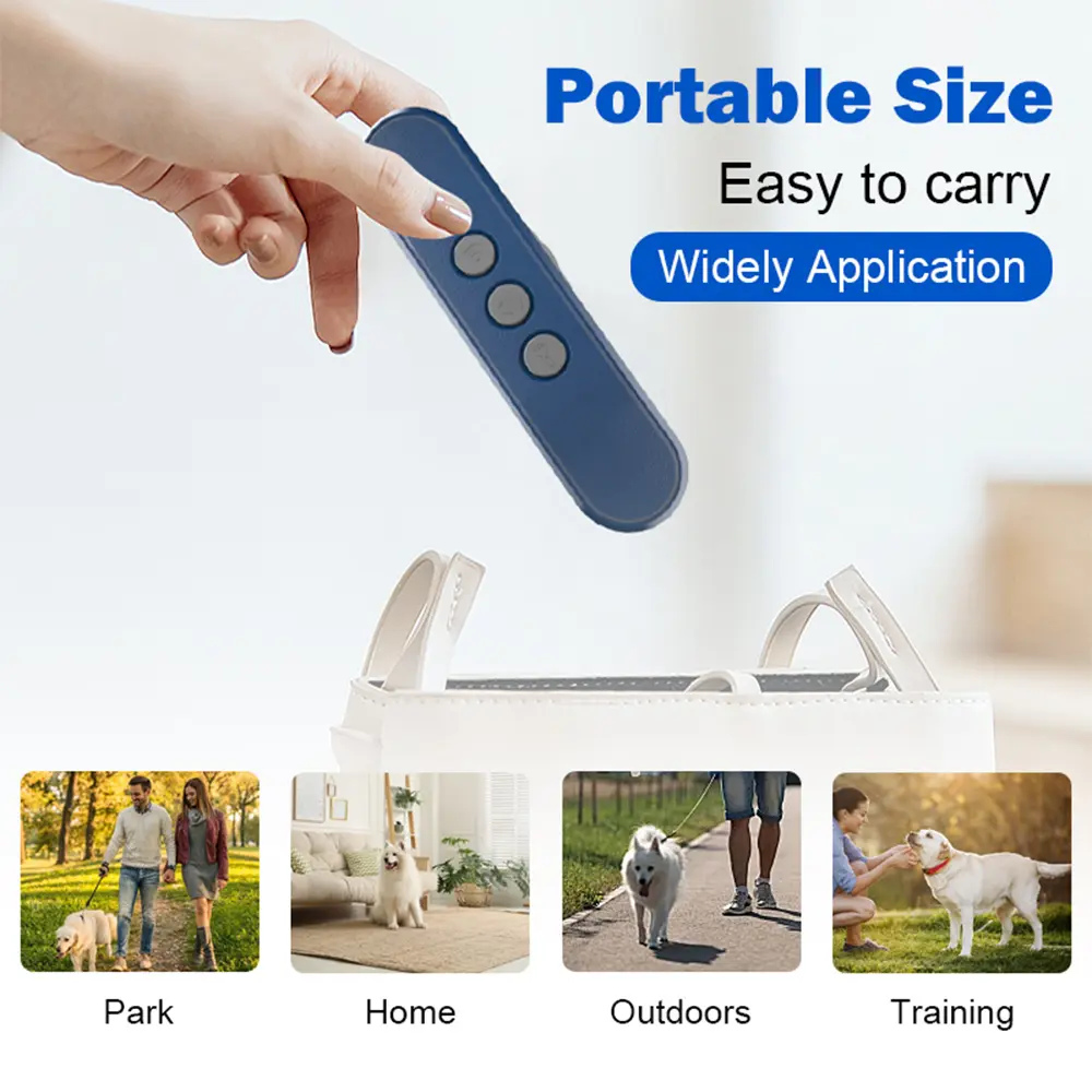 Ultrasonic Dog Bark Deterrent Device Anti-Barking Devices for Dogs Training & Behavior Aids Stop Barking 3 Modes Dog Repeller