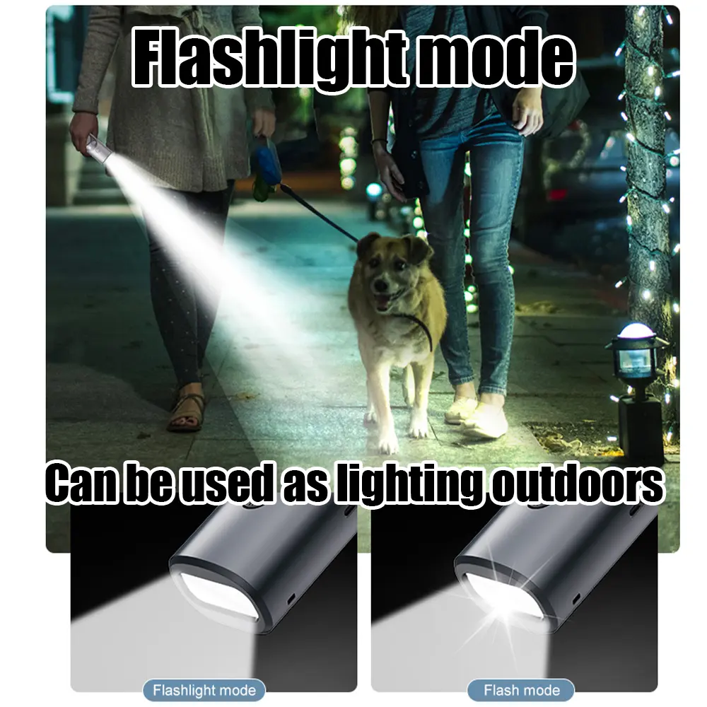 3-Heads Smart Dog Repeller Ultra-sonic Anti-Barking Training Devices Portable Rechargeable Dog Barking Deterrent for Outdoors