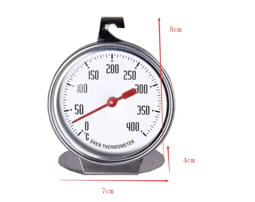 50-300℃/0-400℃ Oven Thermometer Baking Food Meat Temperature Gauge Stainless Steel Microwave Cooker BBQ Temperature Measure