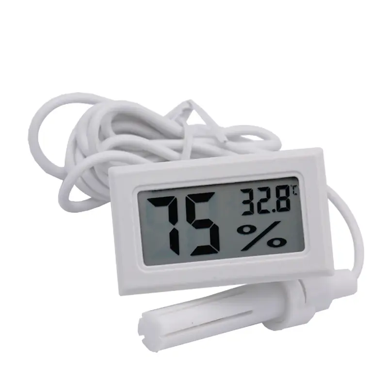 Mini Digital Hygrometer Thermometer LCD Display Temperature Humidity Meters Versatile for Reptile Incubator Aquarium Poultry