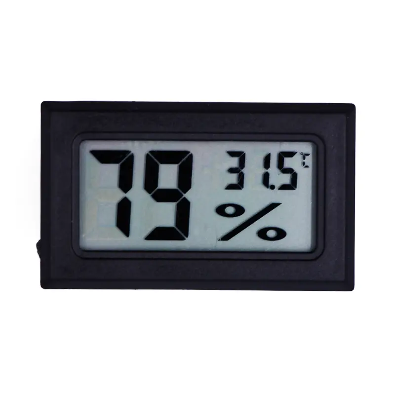 Mini Digital Hygrometer Thermometer LCD Display Temperature Humidity Meters Versatile for Reptile Incubator Aquarium Poultry