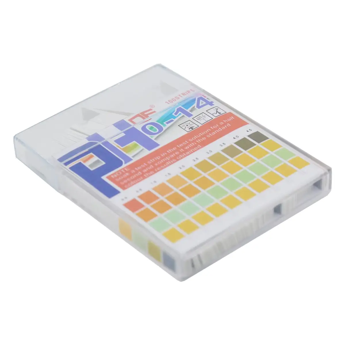 100pcs PH Test Strips Range 0-14 Indicator Paper Tester Boxed Litmus Alkaline Acid Testing Indicator Strips Paper ﻿