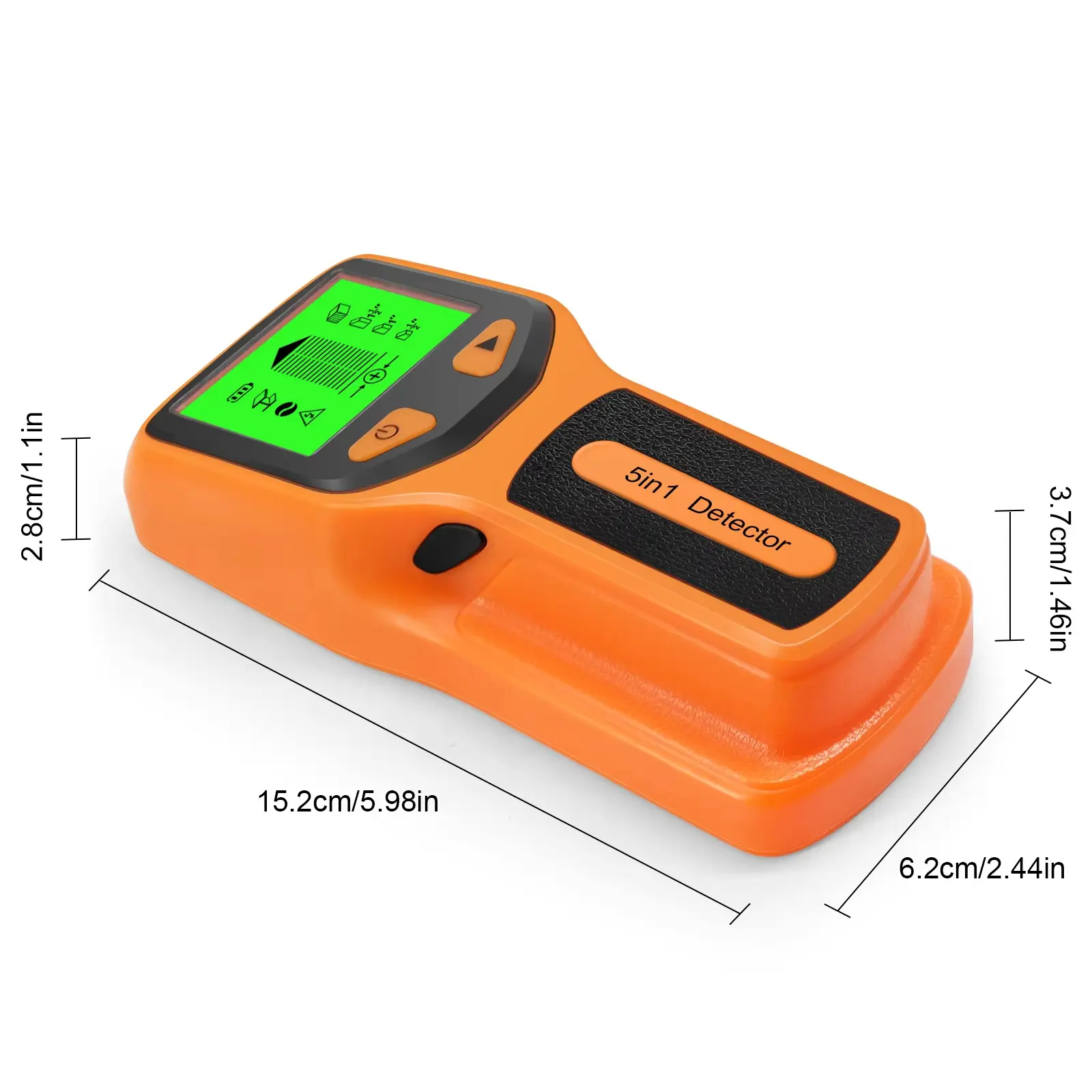 5 in 1 Professional Wall Stud Detector Handheld Wood AC Wire Cable Metal Detector Electric Wall Finder Water Pipe Scanner