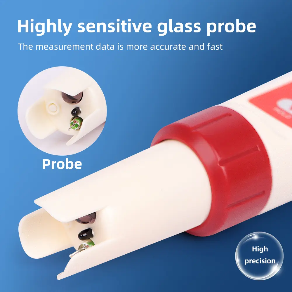 PH/CL2/H2/ORP/Temperature Meter Chlorine Detector Digital 5 In 1 Water Quality Tester for Swimming Pools Drinking Water Aquarium