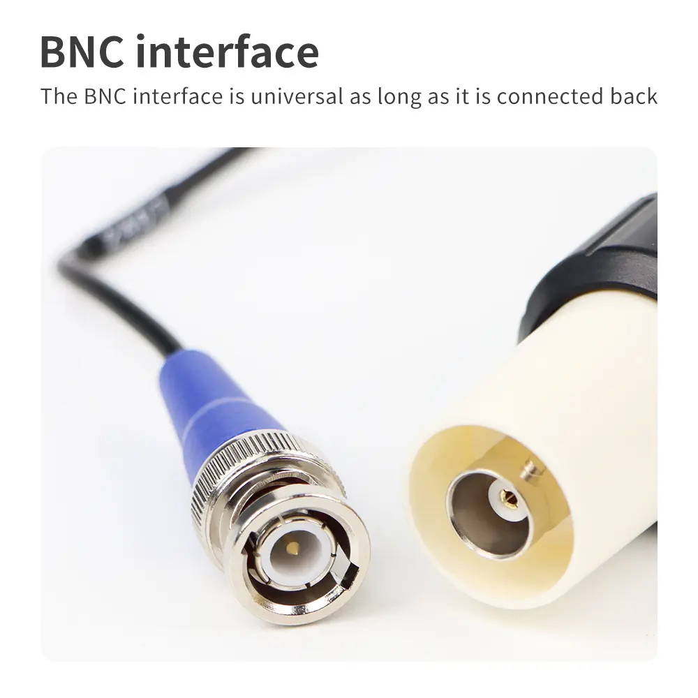 PH ORP Electrode Probe BNC Connector ORP Replacement Sensor PH Probe for Laboratory Aquarium Hydroponic Water Analyzerv
