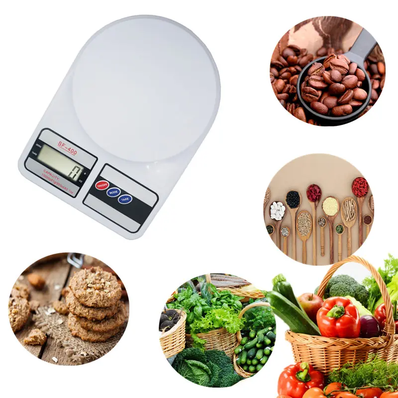 10kg/1g High-precision Digital Kitchen Scale Household Food Diet Postal Scale LCD Display Baking Balance Weight Scale