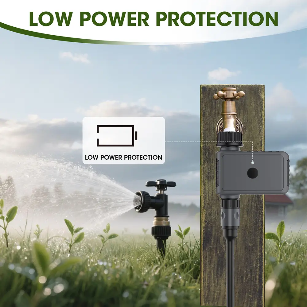 Remote Control Water Timer 1-Outlet Intelligent Irrigation Watering System Garden Sprinkler Timer 5 Minutes - 2 Hours Timeable