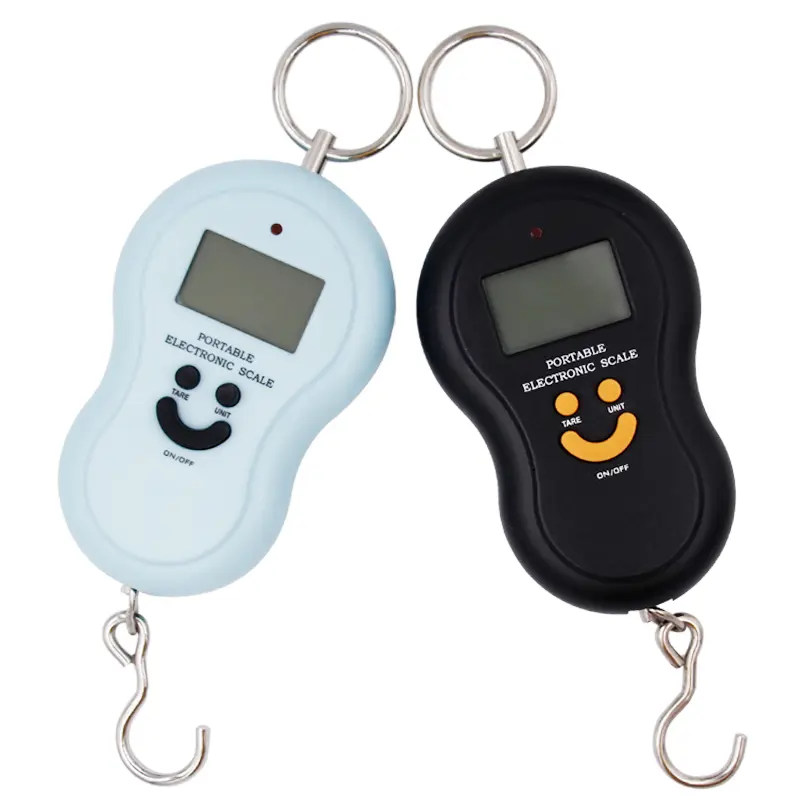 Portable 50Kg Electronic Scale High-precision Spring Scale LCD Digital Hanging Scale BackLight Fishing Weights 0.01kg Error