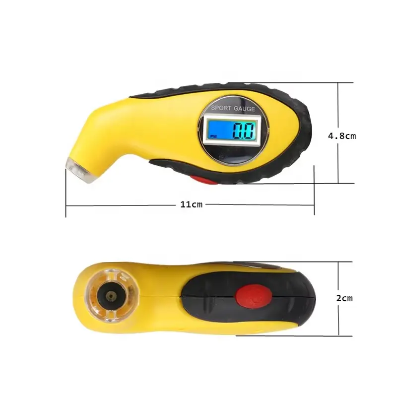 High-Precision Digital Car Tire Tyre Air Pressure Gauge Meter LCD Manometer Barometers for Car Truck Tire Pressure Monitoring