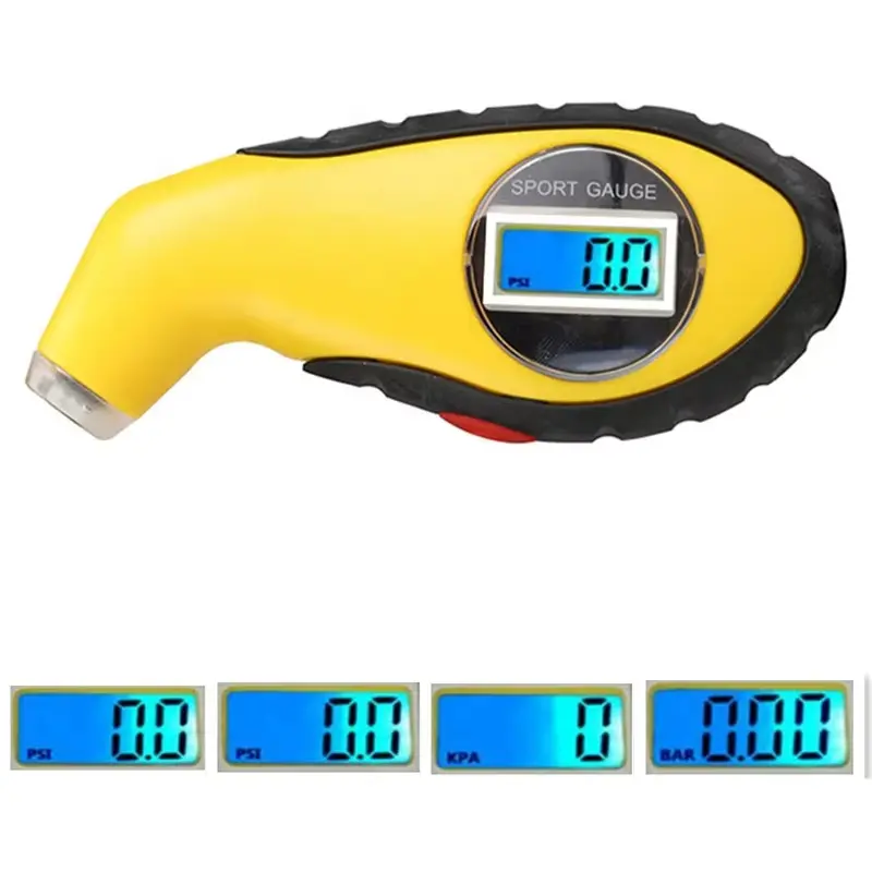 High-Precision Digital Car Tire Tyre Air Pressure Gauge Meter LCD Manometer Barometers for Car Truck Tire Pressure Monitoring