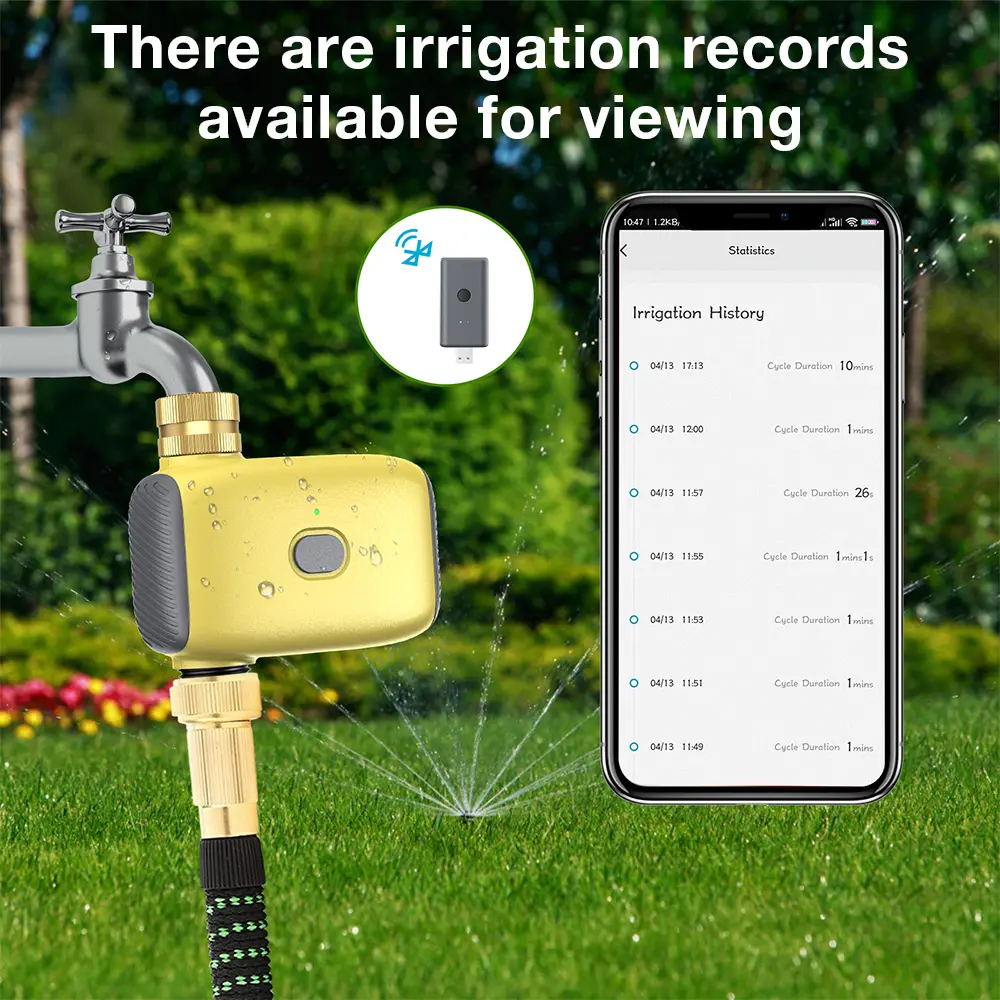Tuya Smart Zigbee Watering Timer Programmable Sprinkler Drip Irrigation System Water Controller Support Alexa Google Home