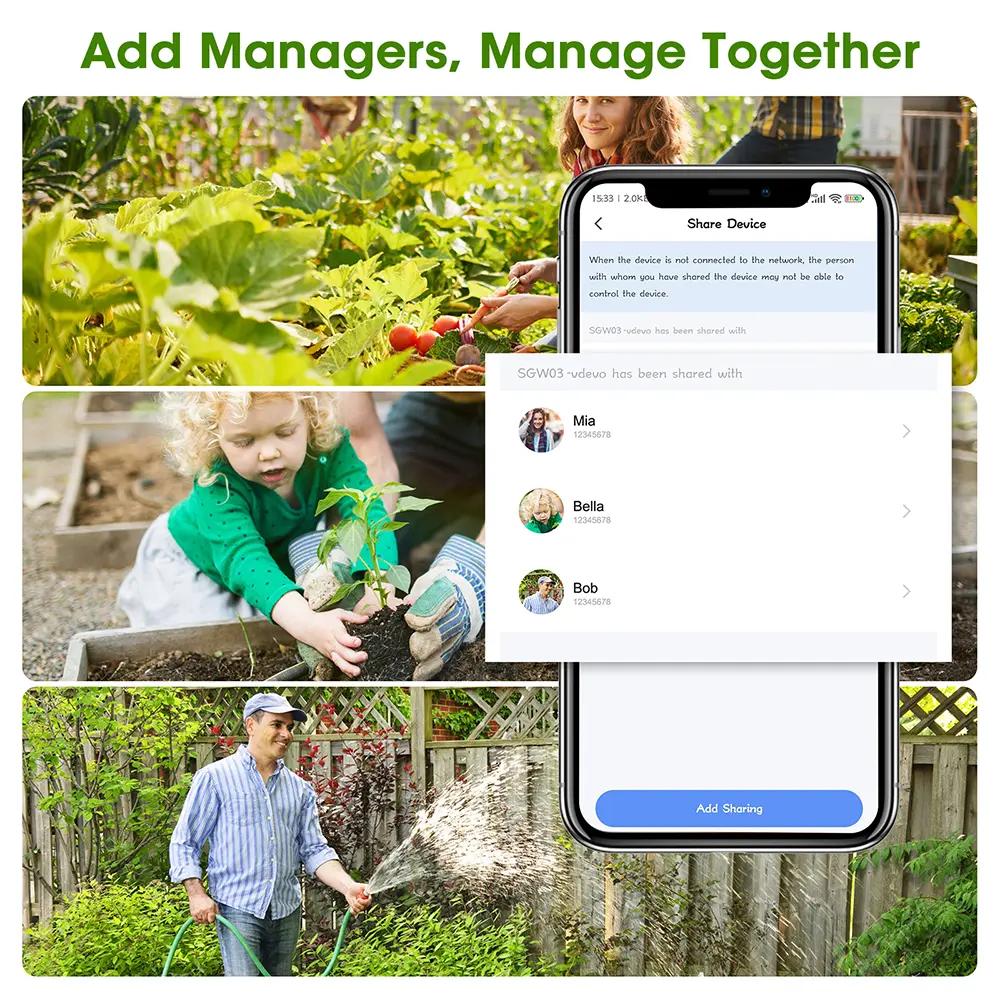 Tuya Smart Zigbee Watering Timer Programmable Sprinkler Drip Irrigation System Water Controller Support Alexa Google Home