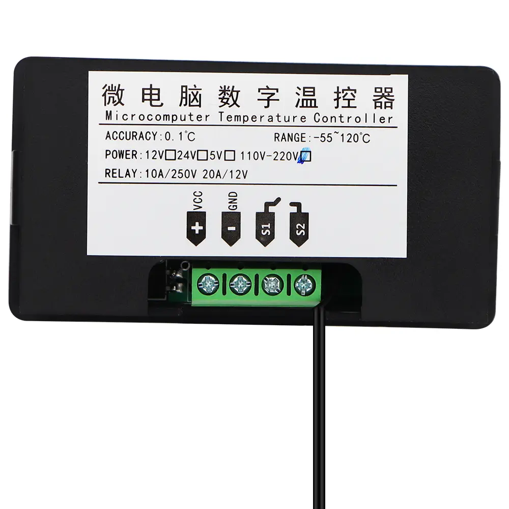 W3230 Digital Temperature Controller -55~120°C Thermostat Regulator Heating Cooling Control Switch Relay 12V 24V 110-220V