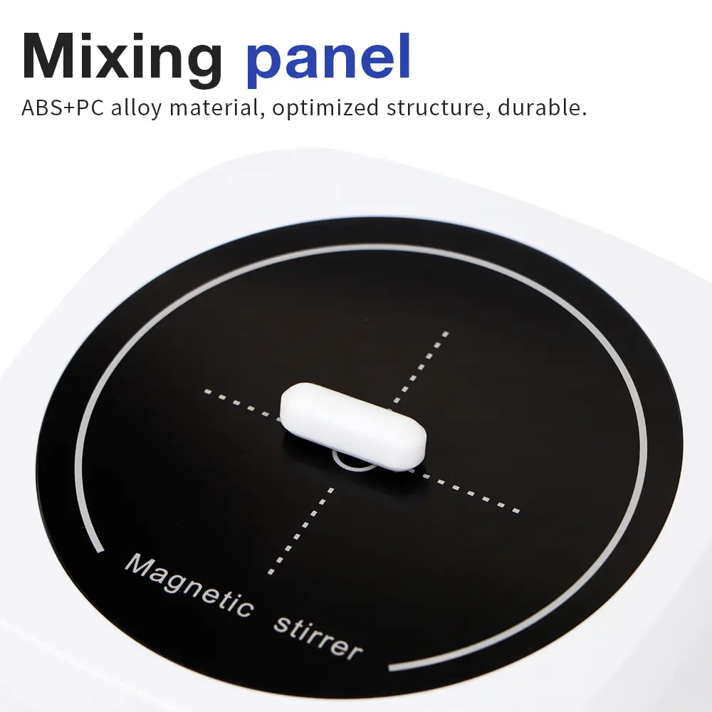 Magnetic Stirrer Mini Lab Stir Mixer Plate with Stir Bar 1000ml 4000RPM Adjustbable Liquid Stirrer for Laboratory EU Plug