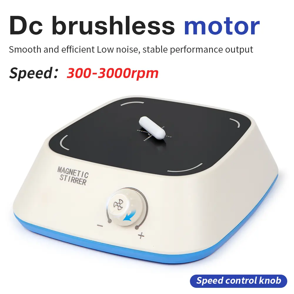 3L Mini Magnetic Stirrer with Stir Bar Liquid Mixer 3000RPM Brushless DC Motor Magnetic Mixer Laboratory Supplies