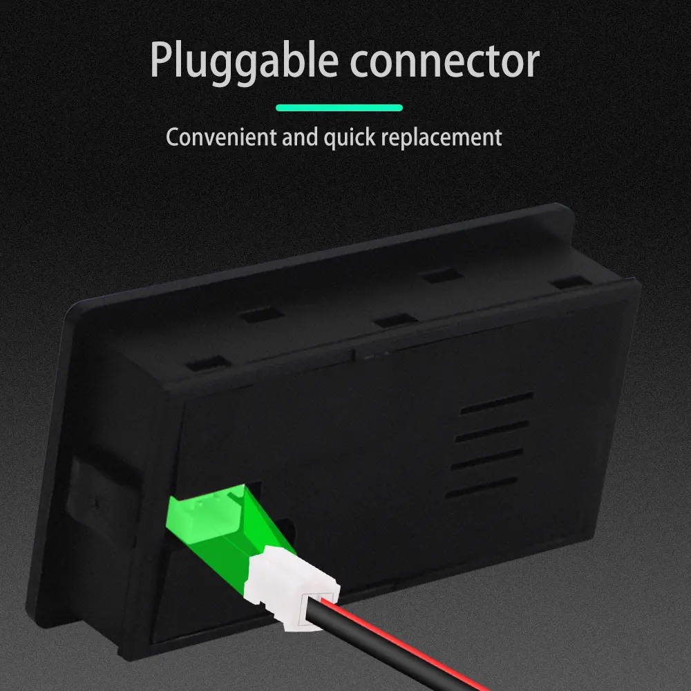 Battery Tester With Temperature Alarm DC 8V-100V Digital Voltmeter Battery Capacity Indicator 12V 24V Lead Acid Lithium LiFePO4