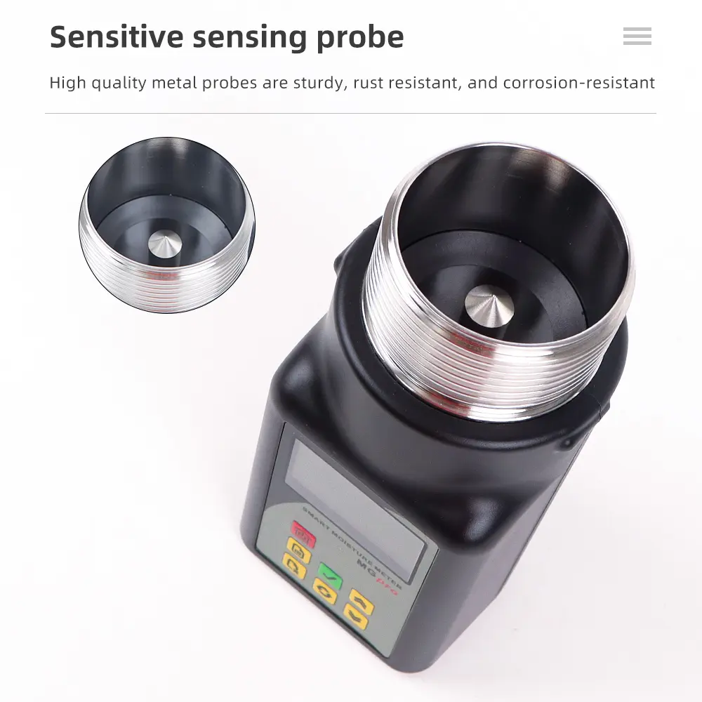 GM-pro Smart Moisture Meter For 25 Kinds Grains Humidity Tester Corn Wheat Bean Peanut Seed Coffee Moisture Meter LCD Display