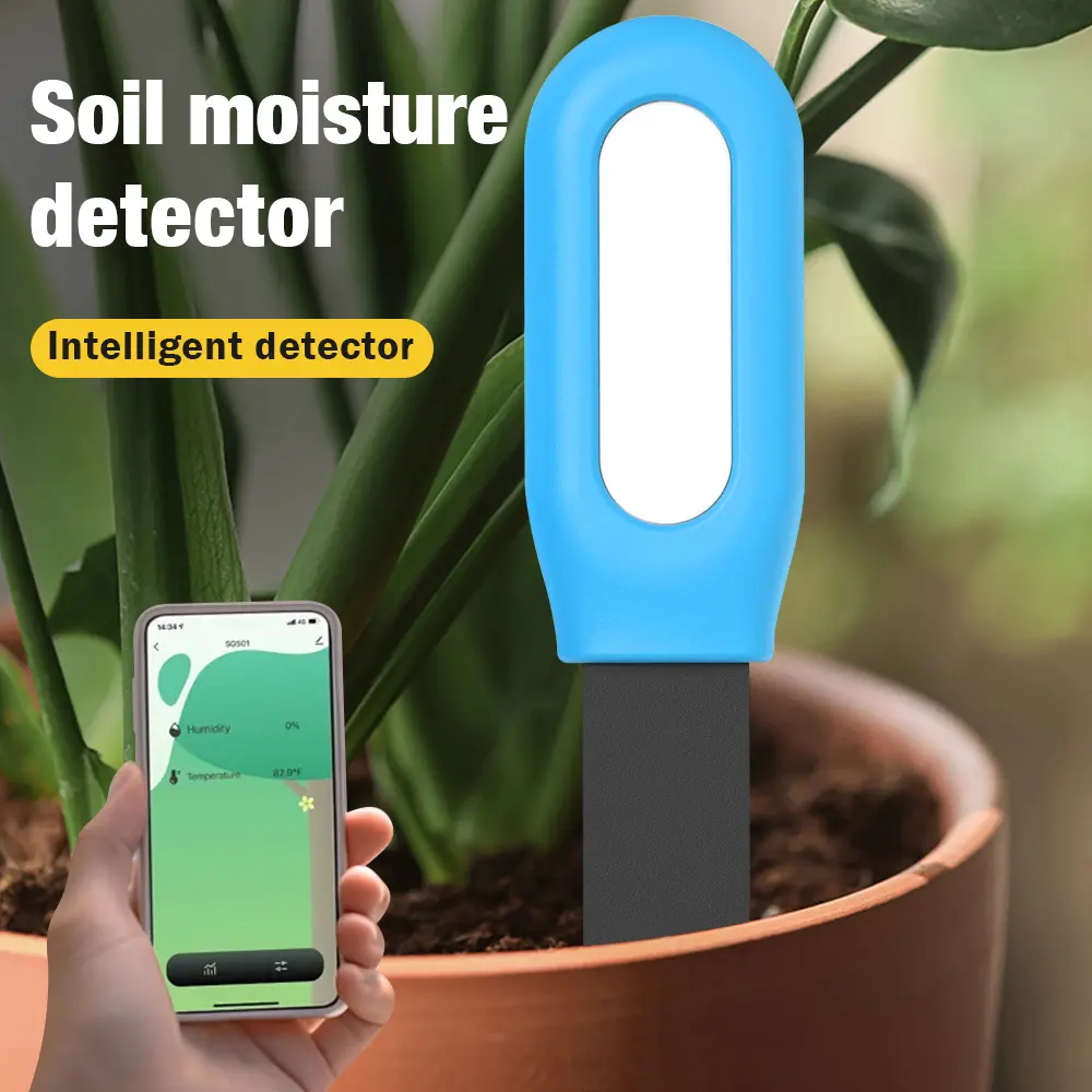 Tuya Smart Zigbee Soil Tester Temperature and Humidity Meter APP Soil Moisture Monitor Garden Automation Irrigation Detector