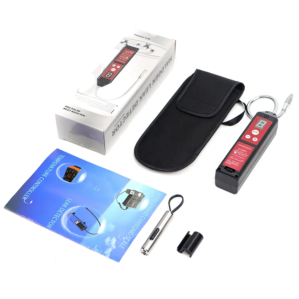 Halogen Gas Detector Refrigerant Freon Leak Detector Air Conditioning Tool R22a R134a CFC HFC HCFC Gas Detector