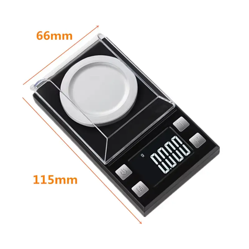 0.001g High Precision Jewelry Scale 20g 50g 100g Digital Pocket Scales Balance Diamond Gem Carat Gold Scale Electronic Weighs