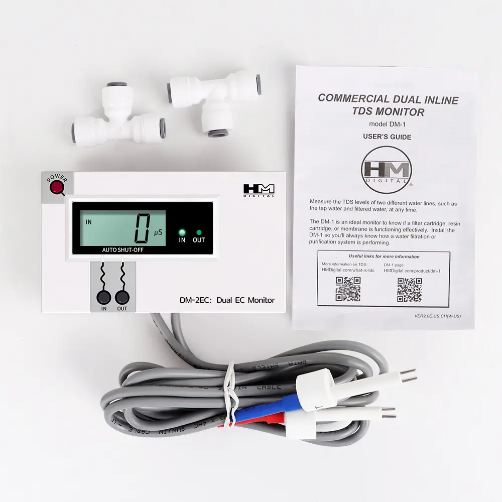 Online Digital Water Quality Tester TDS EC Meter Dual Probe TDS/EC Tester Total Dissolved Solids Monitor For Fish Tank Aquarium