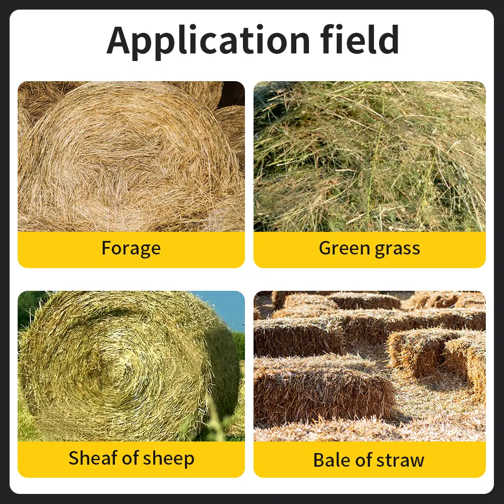 MS300H Portable Hay Moisture Meter Water Content Test for Hay Bale,Cereal Straw,Forage Grass,Leymus Chinensis Humidity Tester