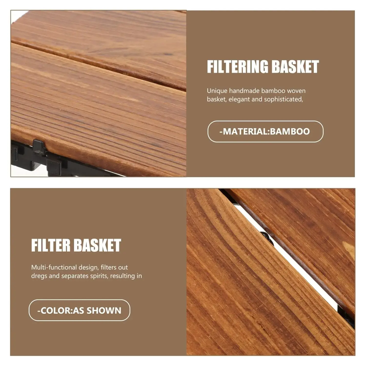 1Pcs Decoration Of Household Splicing Solid Wood Flooring, Terrace, Courtyard, Outdoor Ground, Balcony Renovation
