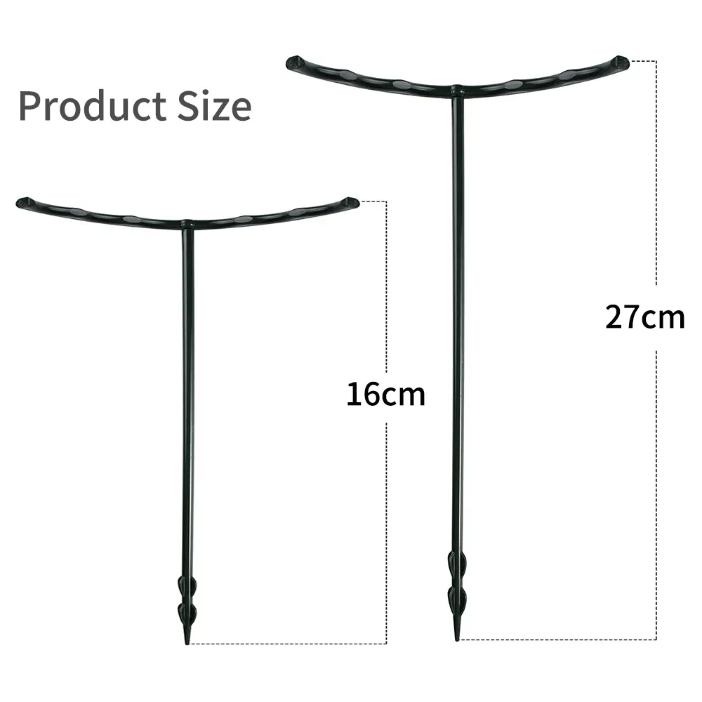 2/4/8PCS Plastic Plant Support Pile Frame Greenhouse Arrangement Semicircle Fixed Rod Indoor Flower Plant Vine Climbing Bracket