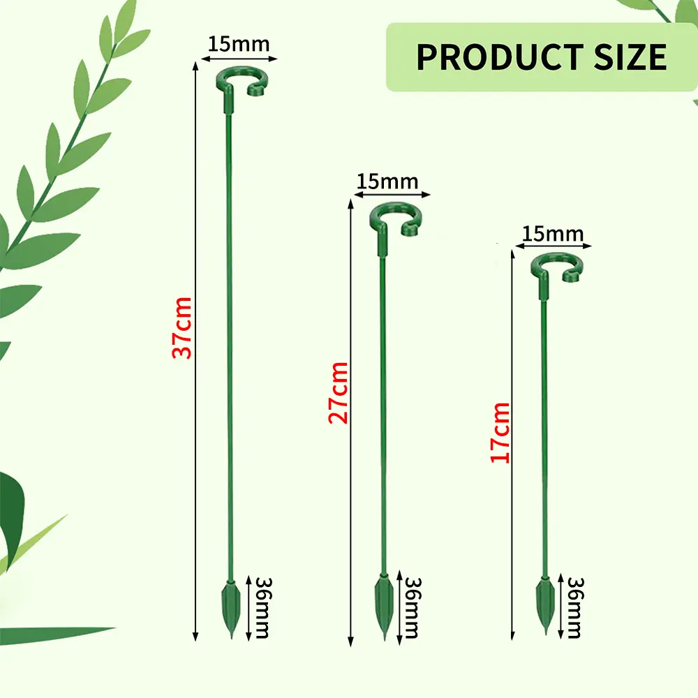 2/5/10pcs Plastic Plant Supports Flower stand Reusable Protection FixingTool Gardening supplies For Vegetable Holder Bracket