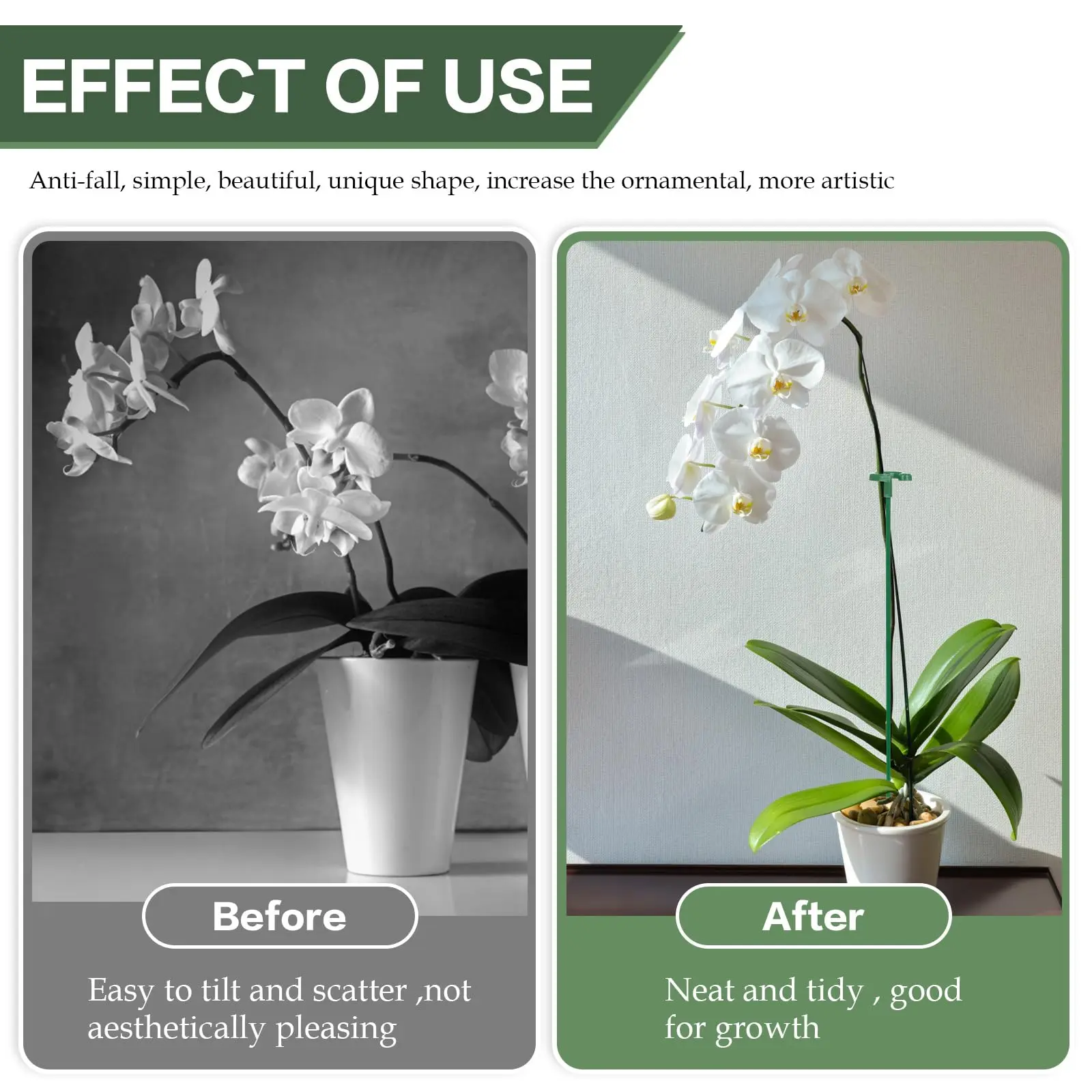 2/5/10pcs Plastic Plant Supports Flower stand Reusable Protection FixingTool Gardening supplies For Vegetable Holder Bracket