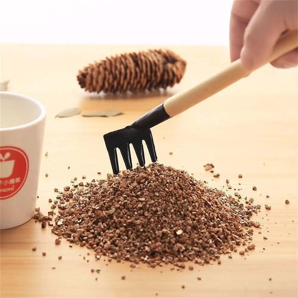 Gardening Tools Three-Piece Set Mini Garden Tools Multi-Function Shovel Harrow Shovel Household Plant Pine Soil Shovel