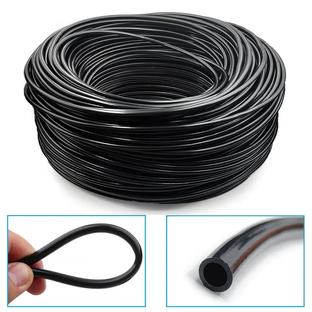 DIY Arbitrary Length 10M/20M/30M... Garden Hose 4/7mm Watering Irrigation System Supplies PVC Micro Drip Pipe Adjustable