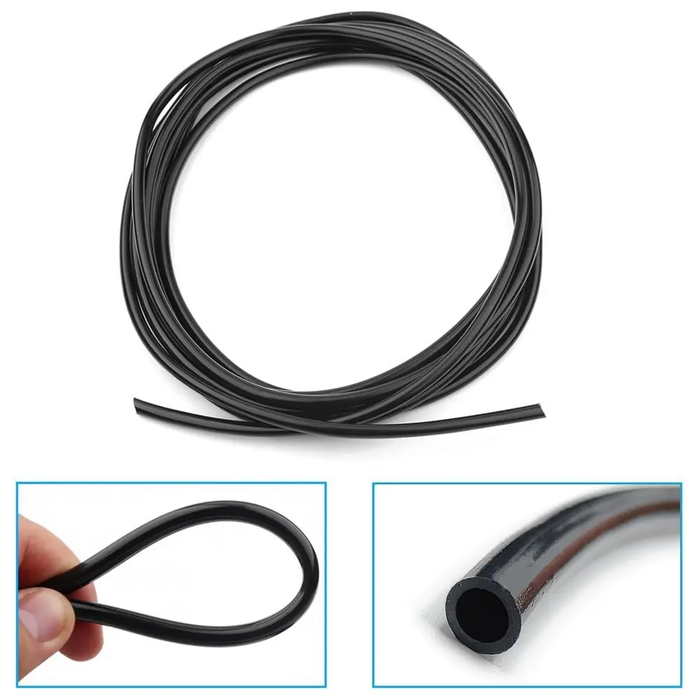 5m Black Drip Irrigation Hose Perfect for DIY Garden Irrigation System Or as Blank Distribution Tubing for Any Garden
