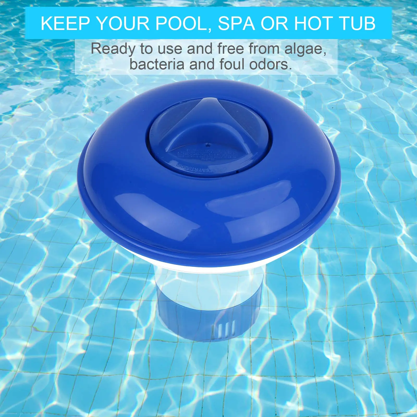 Floating Swimming Pool Chemical Floater Chlorine Bromine Tablets Floating Dispenser Applicator Swimming Spa Hot Tub Supplies