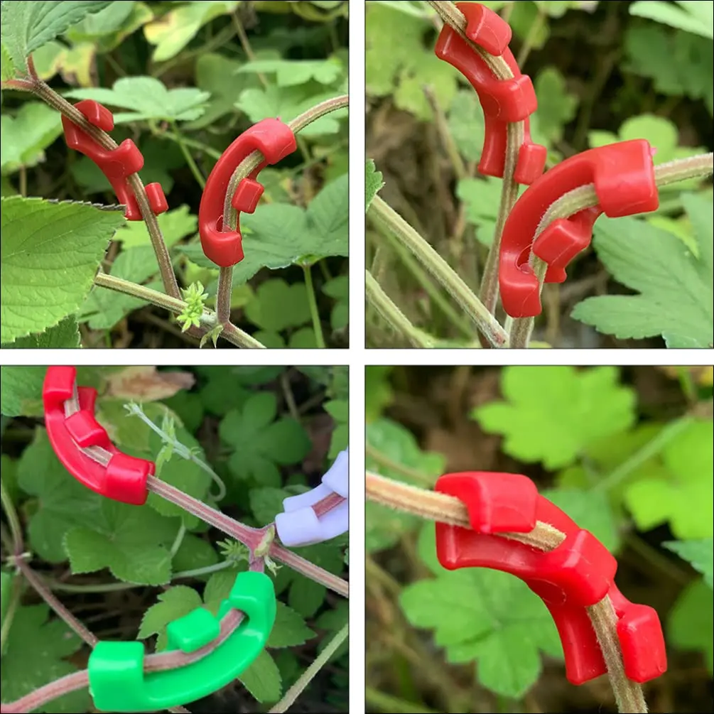 10-100pcs 90 Degree Plant Benders Trainer Growth Manipulation Tutors For Plants Clips Bending Twig Clamps Branche Accessories