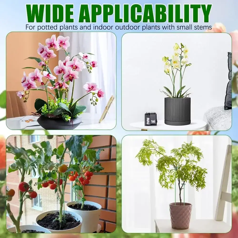 5/10PCS Plant Supports Stand Butterflies Orchid Flower Potted Fixing Rods Reusable Vegetable Protection Fixing Tool Gardening Su