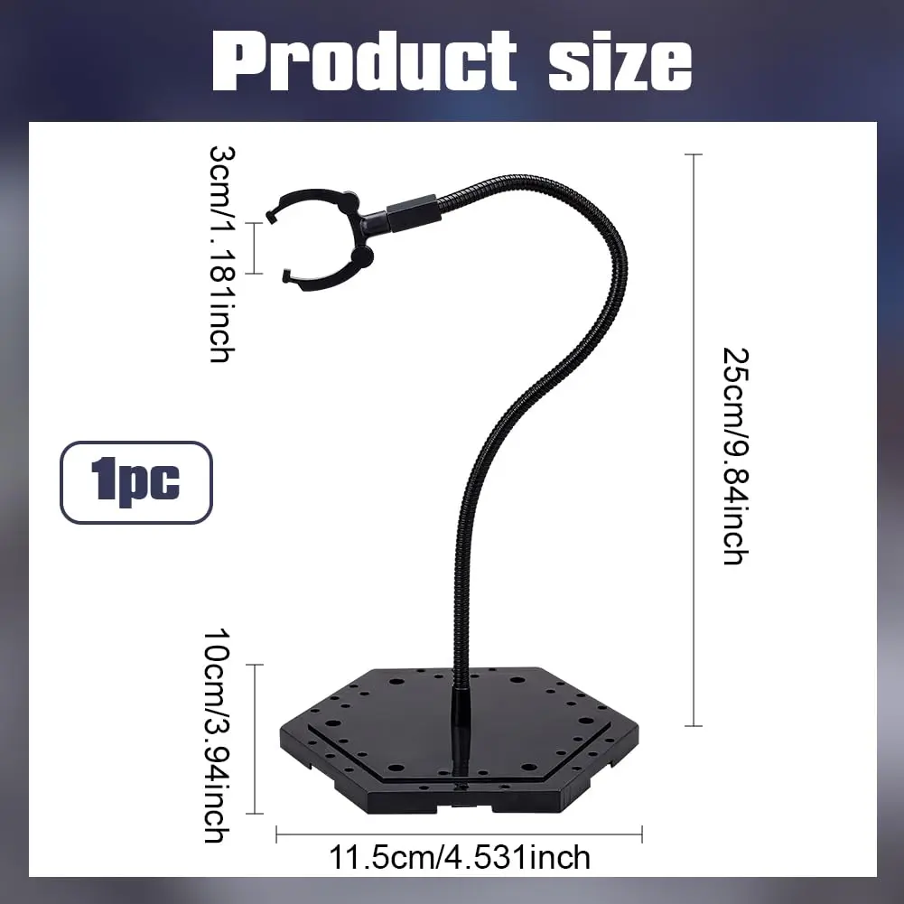 25cm Snake Tube Bracket Action Figure Base Display Stand Bracket For Figure Animation Cinema Game Model Toy Bracket Accessories