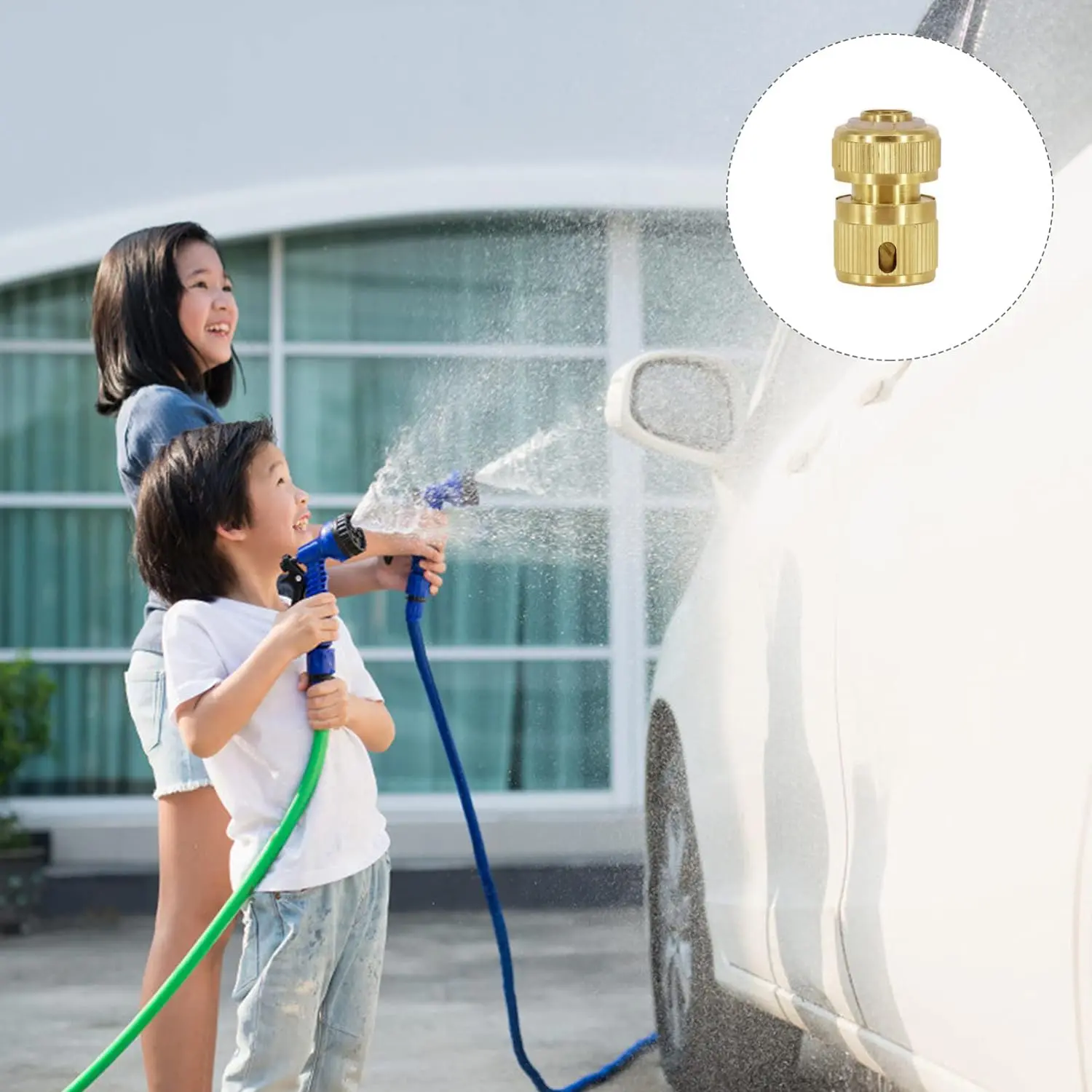 1/2\" Garden Hose Connector Watering Water Hose Pipe Tap Adaptor Fitting For Garden Tube Repair Irrigation Fittings Adapte