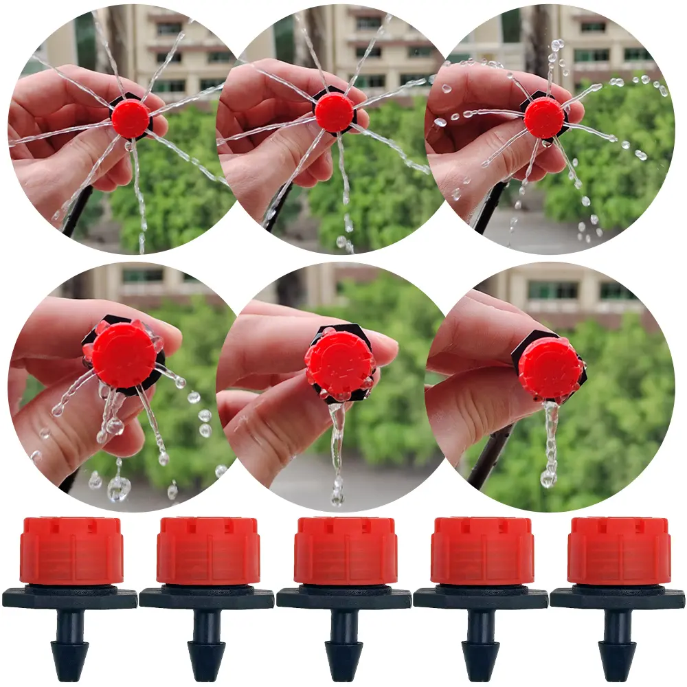 15M-25M Micro Drip Watering Kit Garden DIY Automatic Irrigation System & Adjustable Dripper 4/7'' Hose for Greenhouse