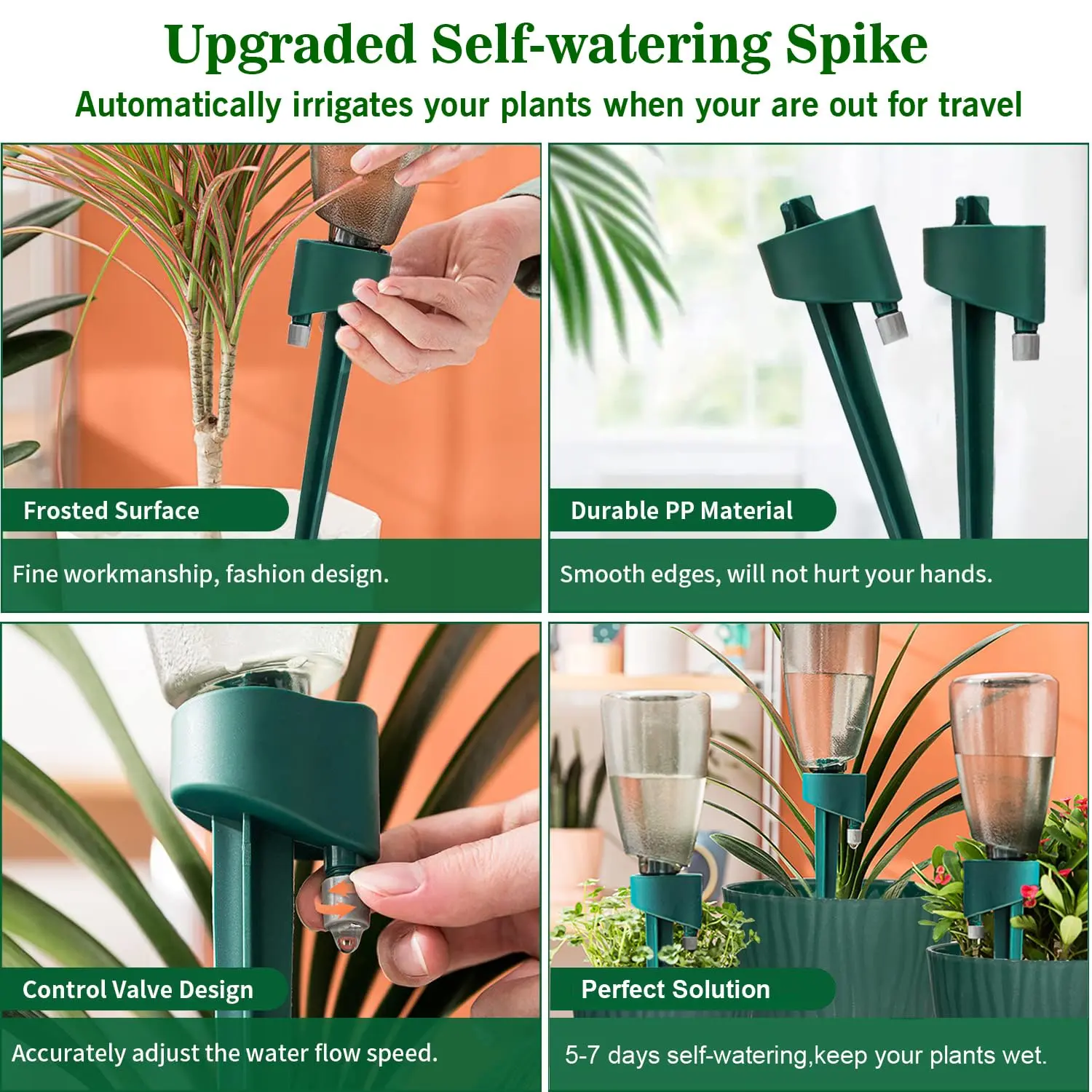 Automatic Waterer Household Drip Irrigation Flower Waterer Dripper Garden Self Watering Pot For Plants Flowers