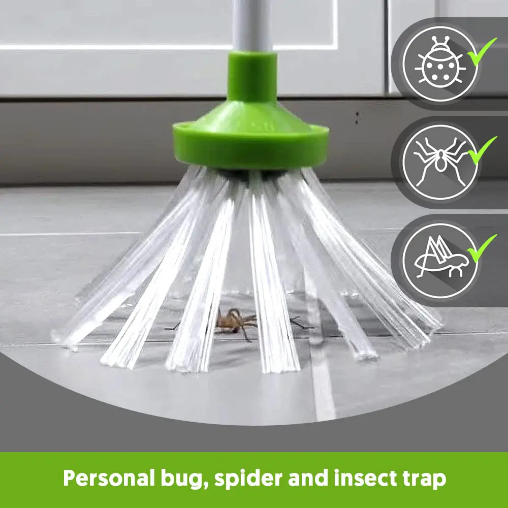 Foldable household tool spider catcher clip insect catcher cute catcher Abs household outdoor