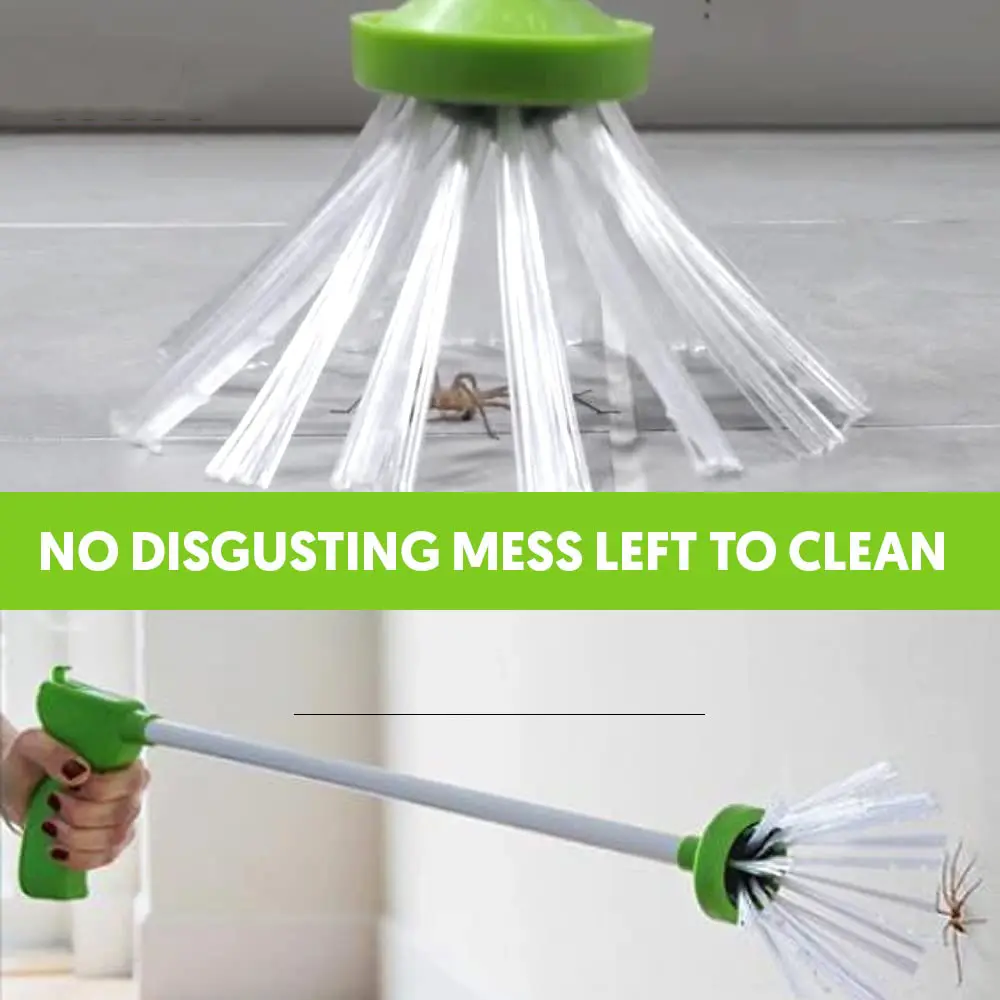 Foldable household tool spider catcher clip insect catcher cute catcher Abs household outdoor