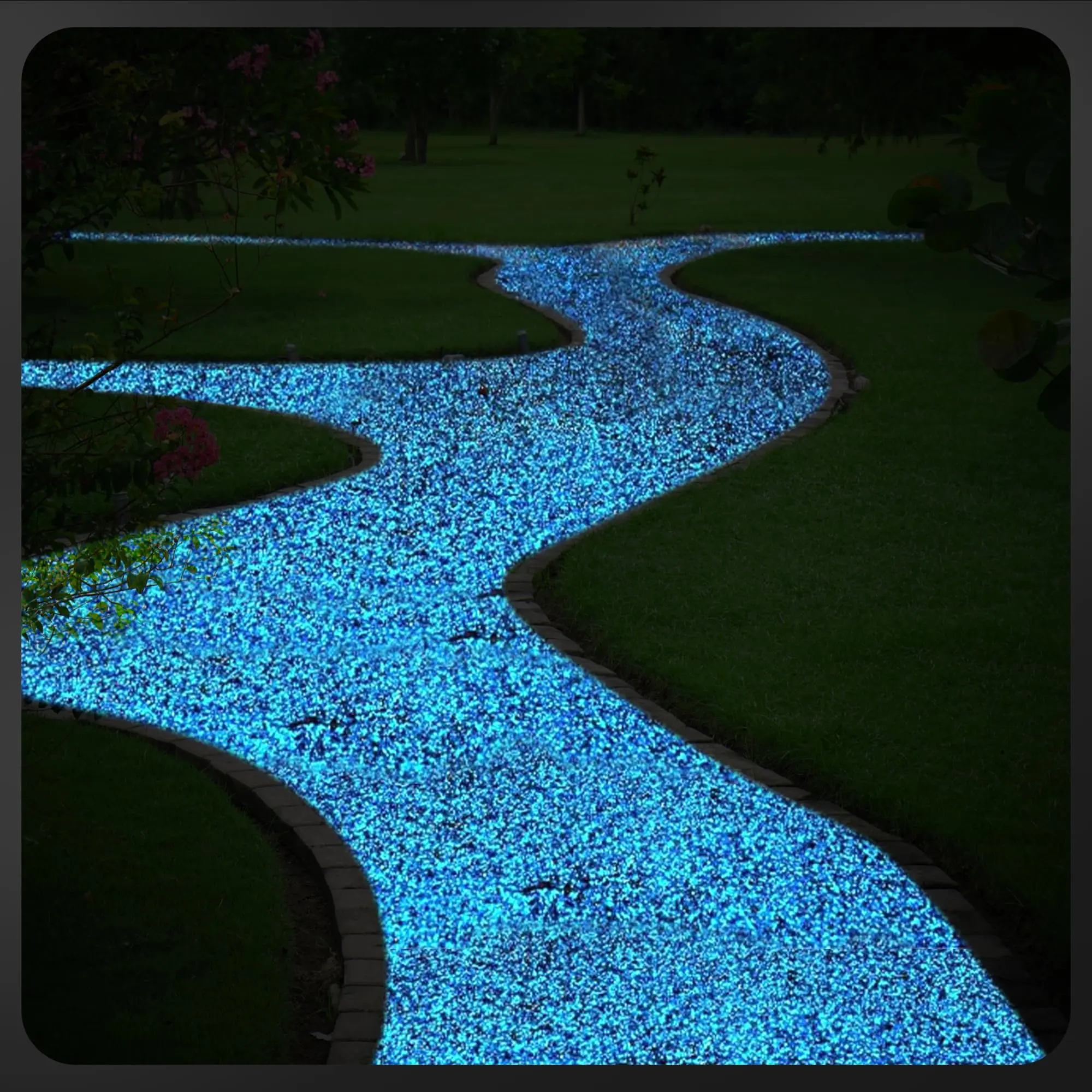 1000pcs 3-5mm Luminous Sand Glow In Dark Pebbles Stone Home Garden Yard Outdoor Path Lawn Decorations Fish Tank Aquarium Decor