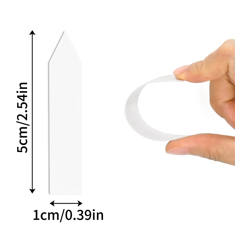 100pcs Garden Plant L abels Plant Accessories Flower Pots Plastic Plant Tags Nursery Markers L abel Tray Mark DIY Tool