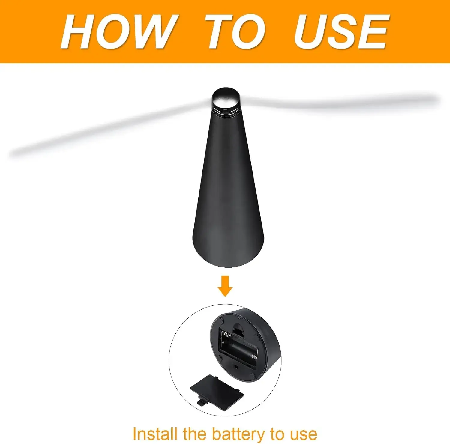 Automatic Mosquito Repellent Fan Fly Mosquito Repeller Fan Battery Powered Portable Pest Control for Home Outdoor Picnic