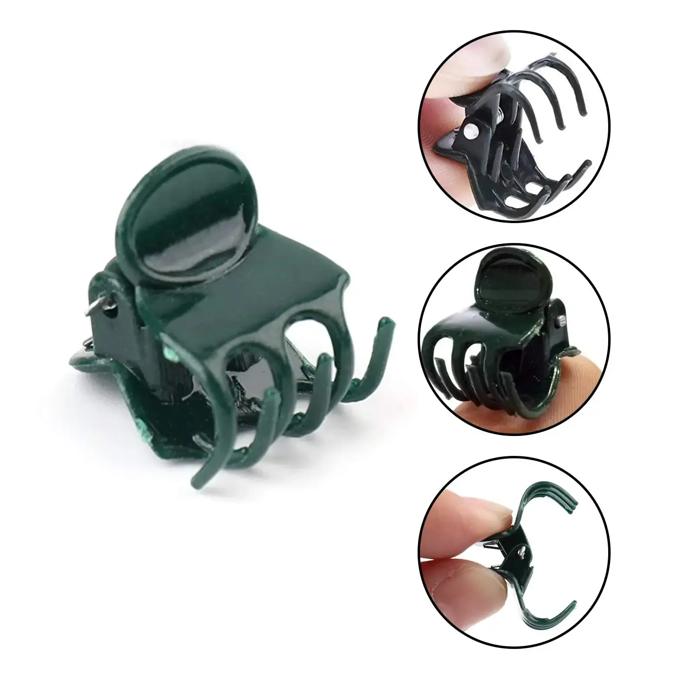 100pcs Garden Plant Clips Plastic Support Orchid Stem Clip for Vine Vegetables Flower Tied Bundle Branch Clamping Garden Tool