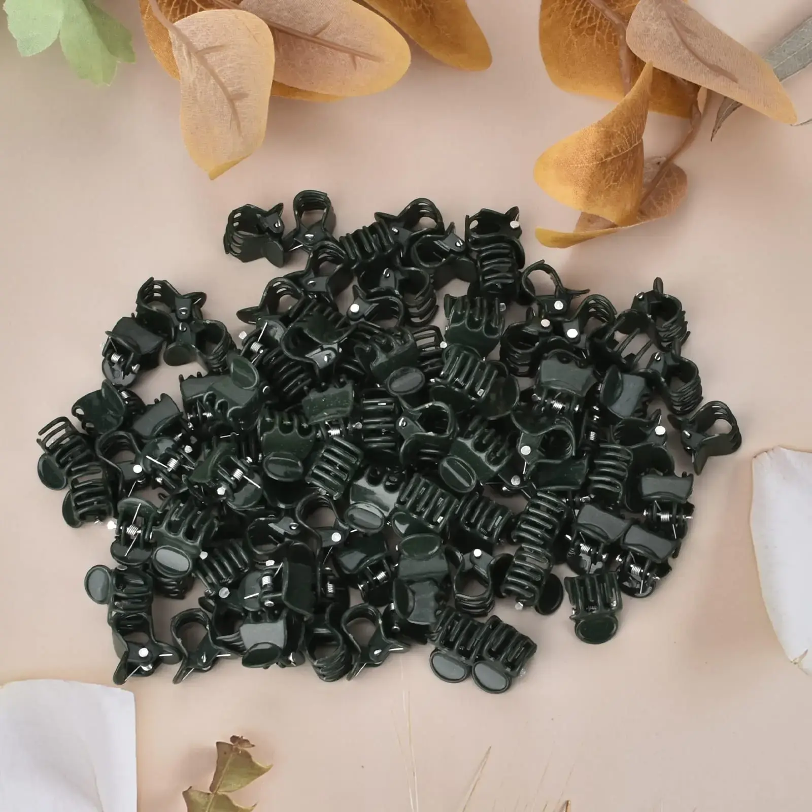 100pcs Garden Plant Clips Plastic Support Orchid Stem Clip for Vine Vegetables Flower Tied Bundle Branch Clamping Garden Tool