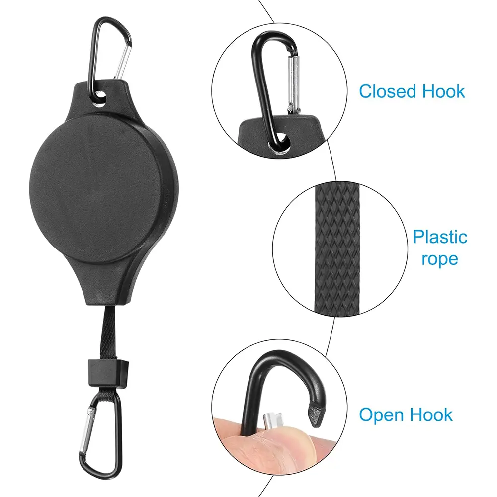 Garden Baskets Pots Hanging Hook Adjustable Lift Plant Pulley Set Retractable Pulley Pull Down Hanger Plants Flower Hanger Hook